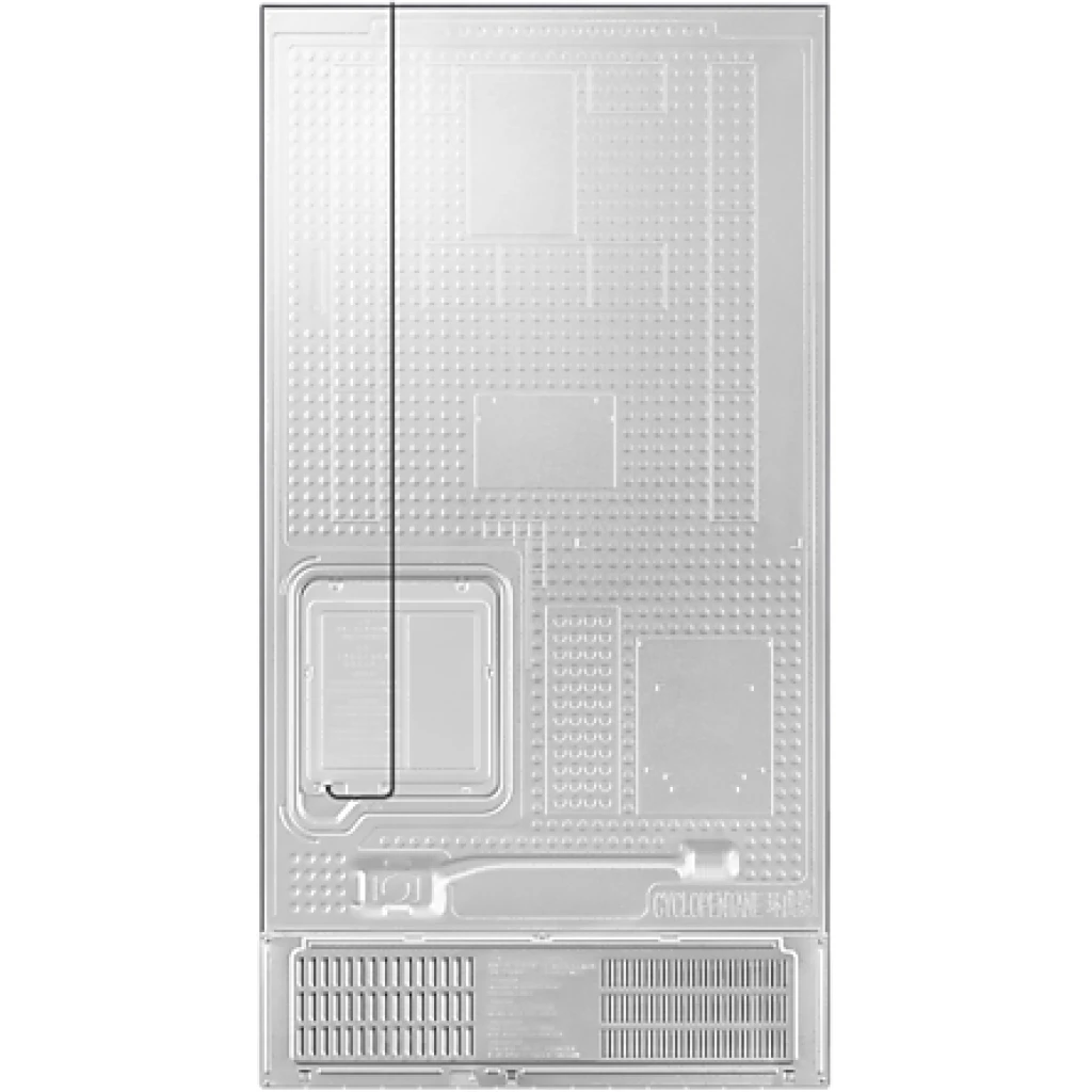 Samsung Side by Side Non-water Dispenser, 583L, Refrigerators RS57DG4000B4(Matt black) back view